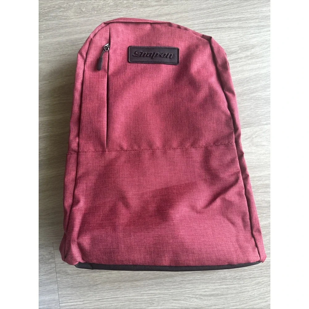 Snap On Red And Black Backpack